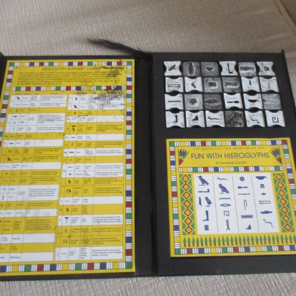 Fun With Hieroglyphs Kit Metropolitan Museum of Art - Picture 5 of 11